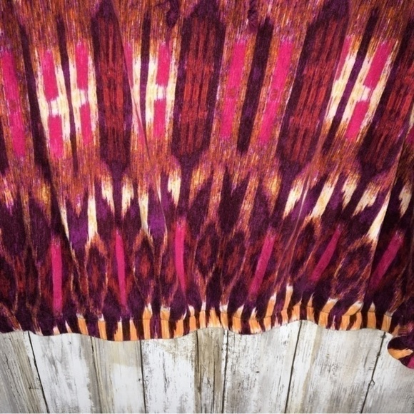 Lane Bryant Fun & Flirty Red & Orange Tank - Picture 3 of 5